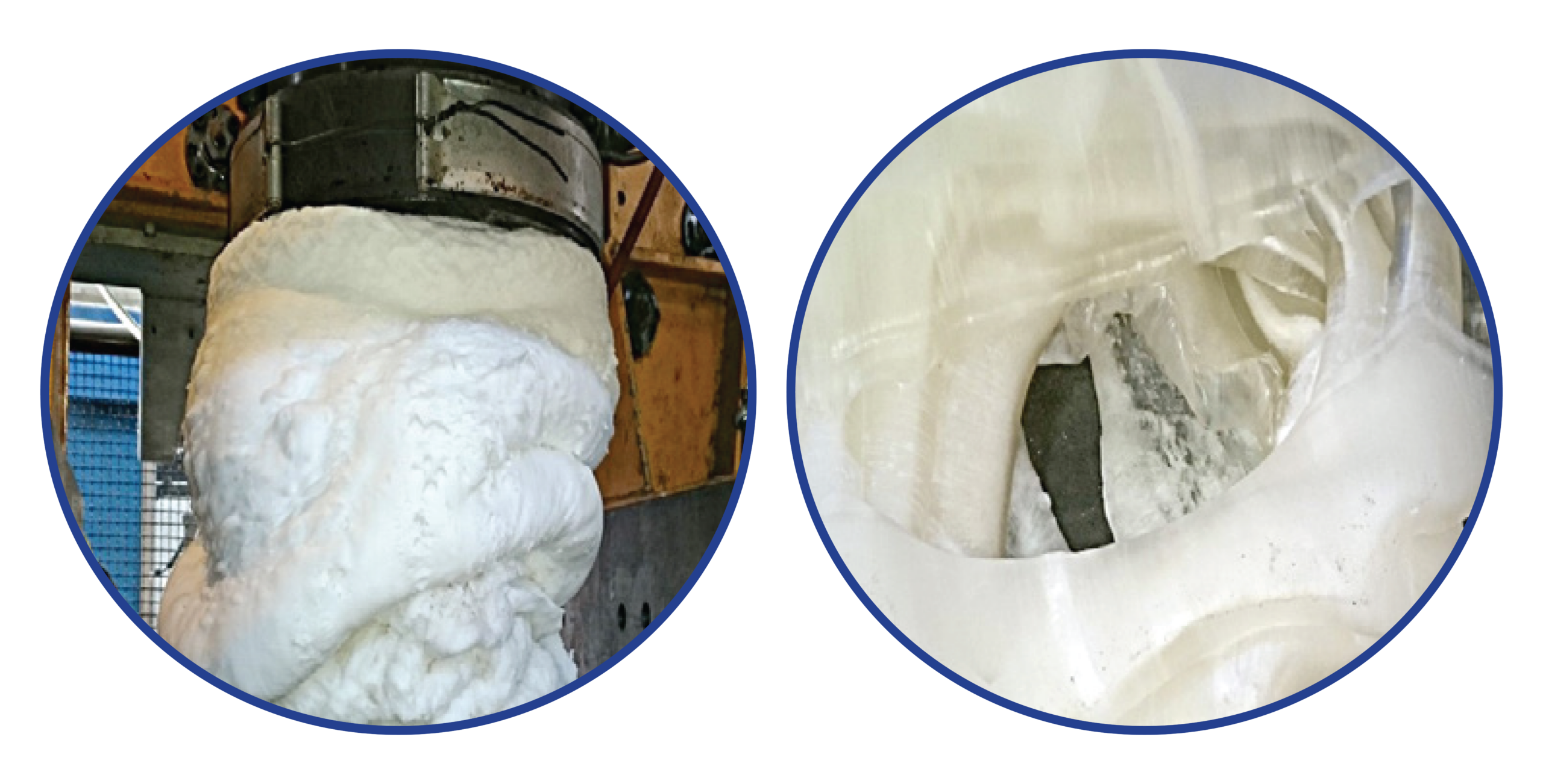 Black HDPE Natural HDPE purge process