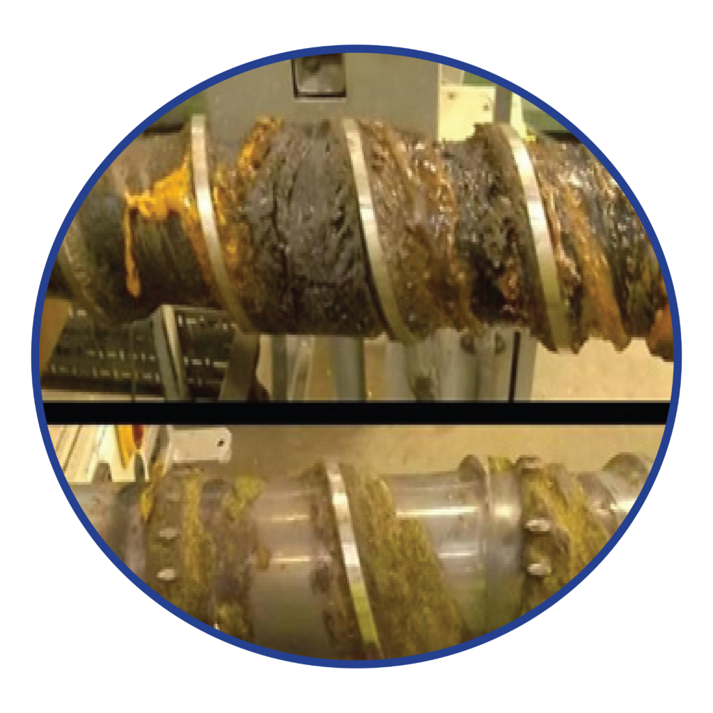 Degraded PVC Removal purge process
