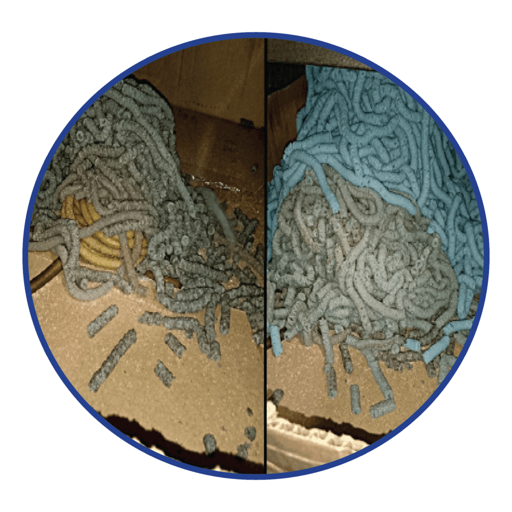 Orange PVC purge process