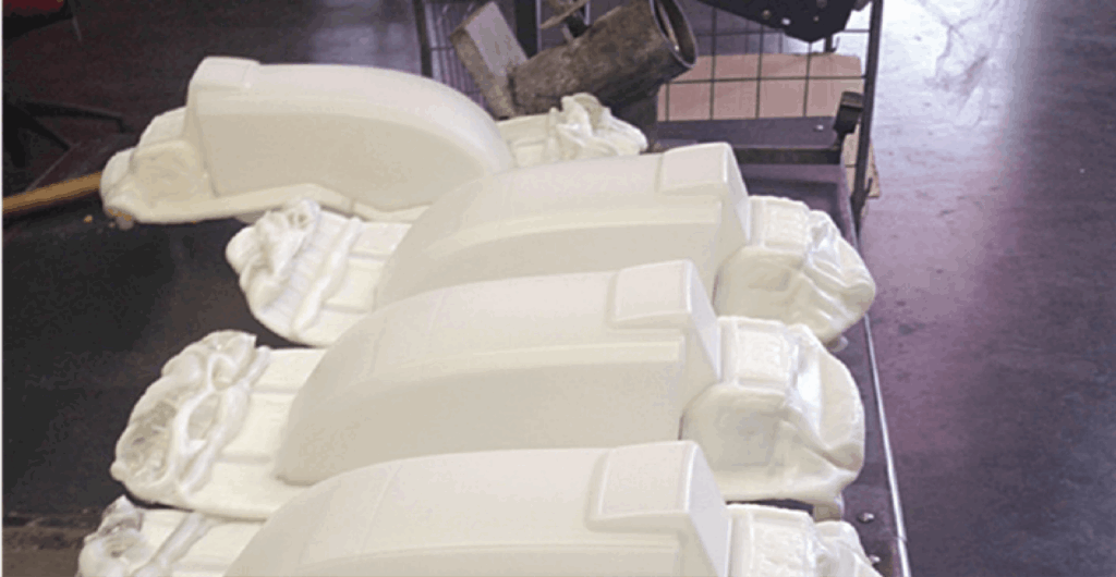 Yellow HDPE Natural HDPE purge process